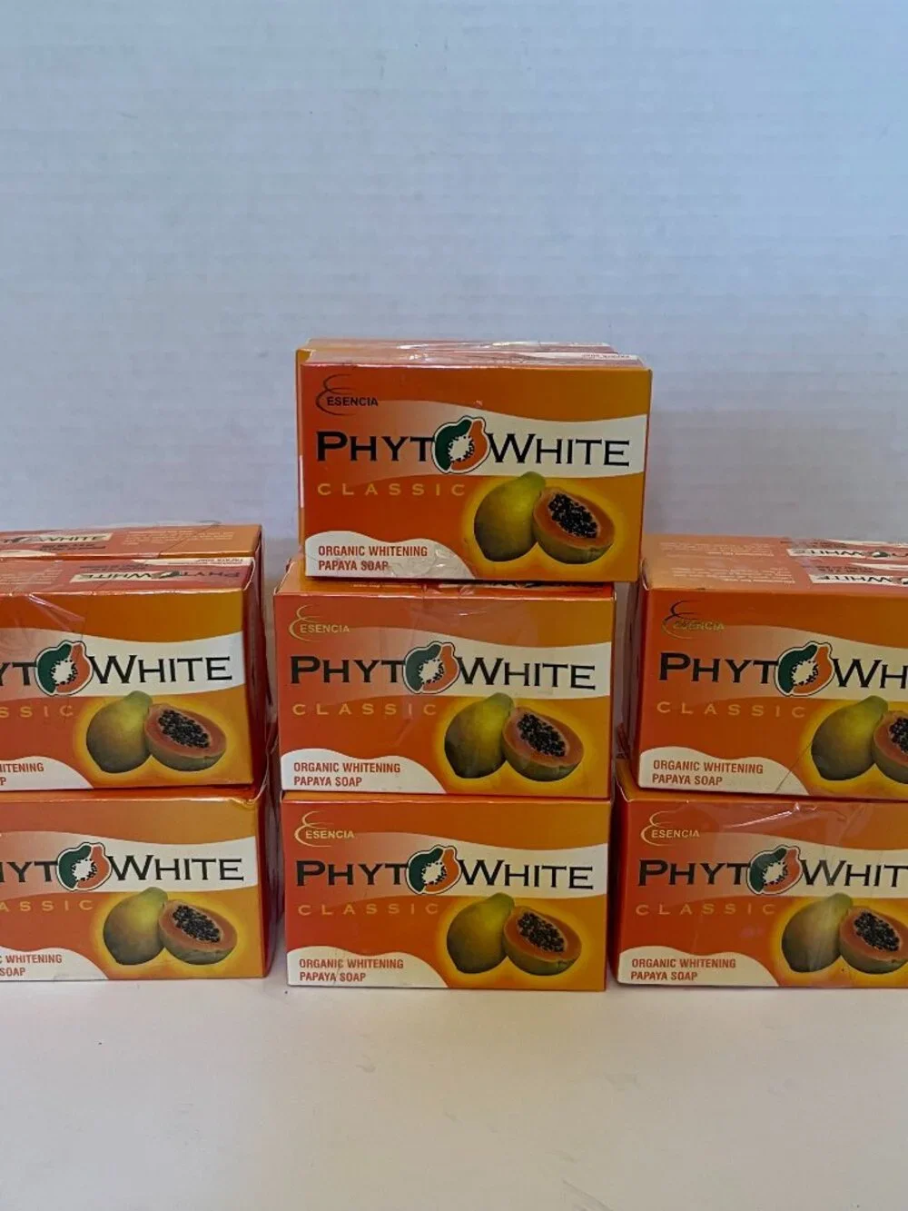 Lot of 14 Phytowhite Classic Organic Whitening Papaya Soap by Esencia 3.8oz 110g